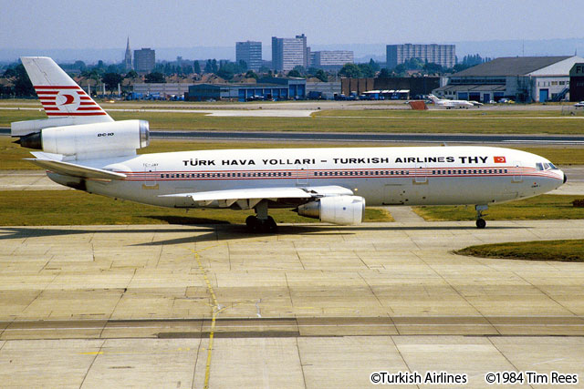 トルコ航空機DC10の写真